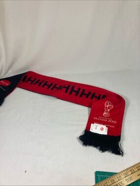 Coca Cola Red & Black Russia 2018 FIFA Scarf